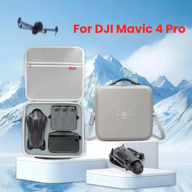 For DJI Mavic 4 Pro Fly More Combo / Creator Combo Carrying Case Durable PU Crossbody Shoulder Bag, Shoulder Bag Black, Shoulder Bag Gray For DJI Mavic 4 Pro Fly More Combo / Creator Combo Carrying Case Durable PU Crossbody Shoulder Bag, Shoulder Bag Black, Shoulder Bag Gray